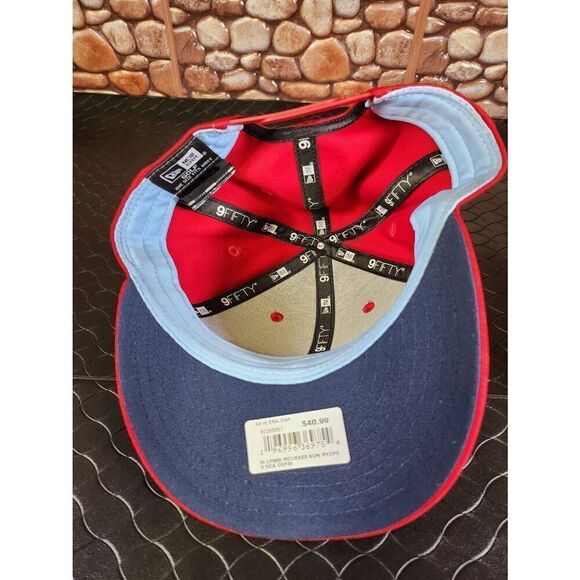 Men's New Era 2023 Ryder Cup Sunday Round 9Fifty Red Adjustable Golf Hat - Picture 7 of 7